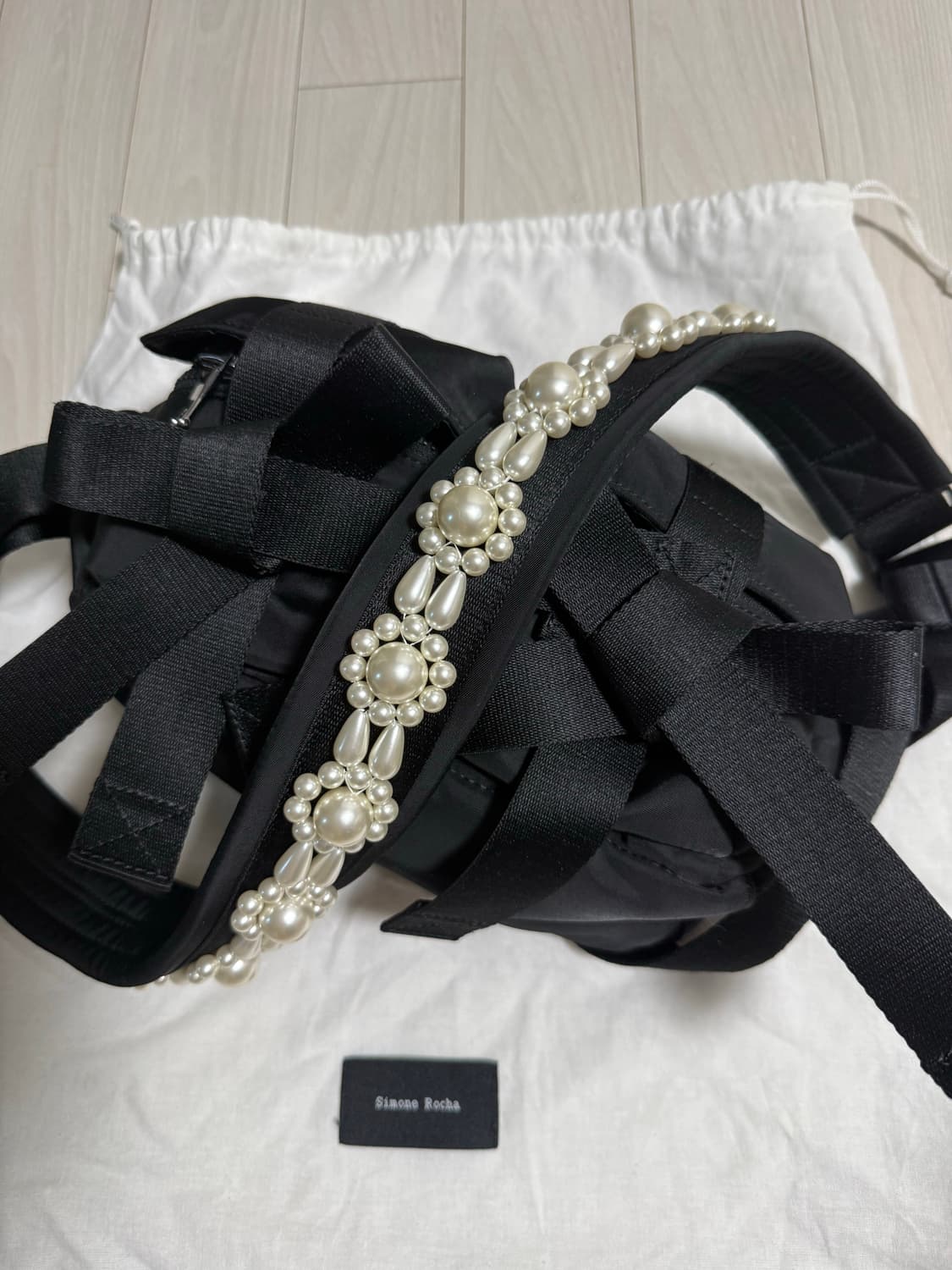 시몬로샤 진주 토트백 상품이미지3