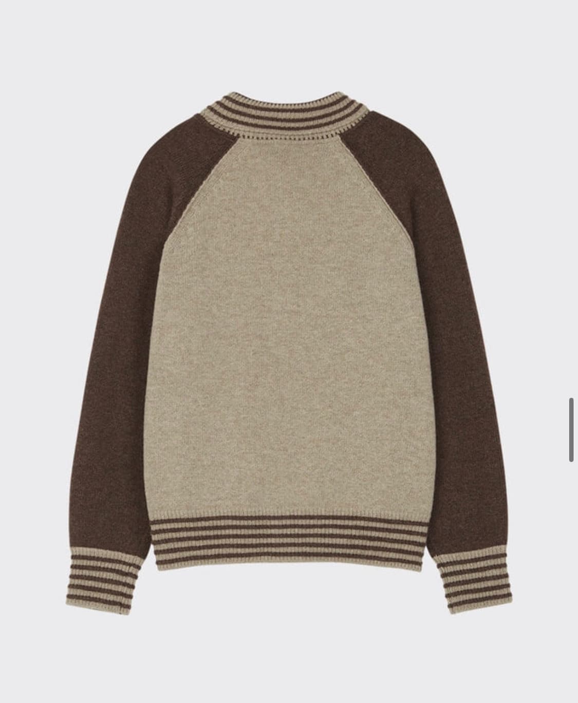 니틀리 바시티 니트 가디건 상품이미지2