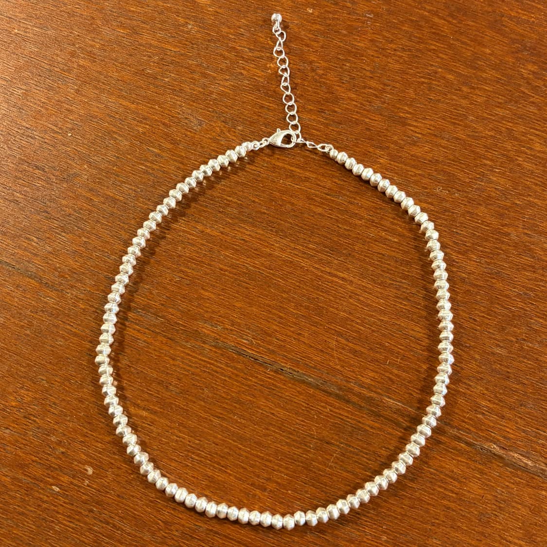 새상품 신주 실버코팅 육각 목걸이 상품이미지1