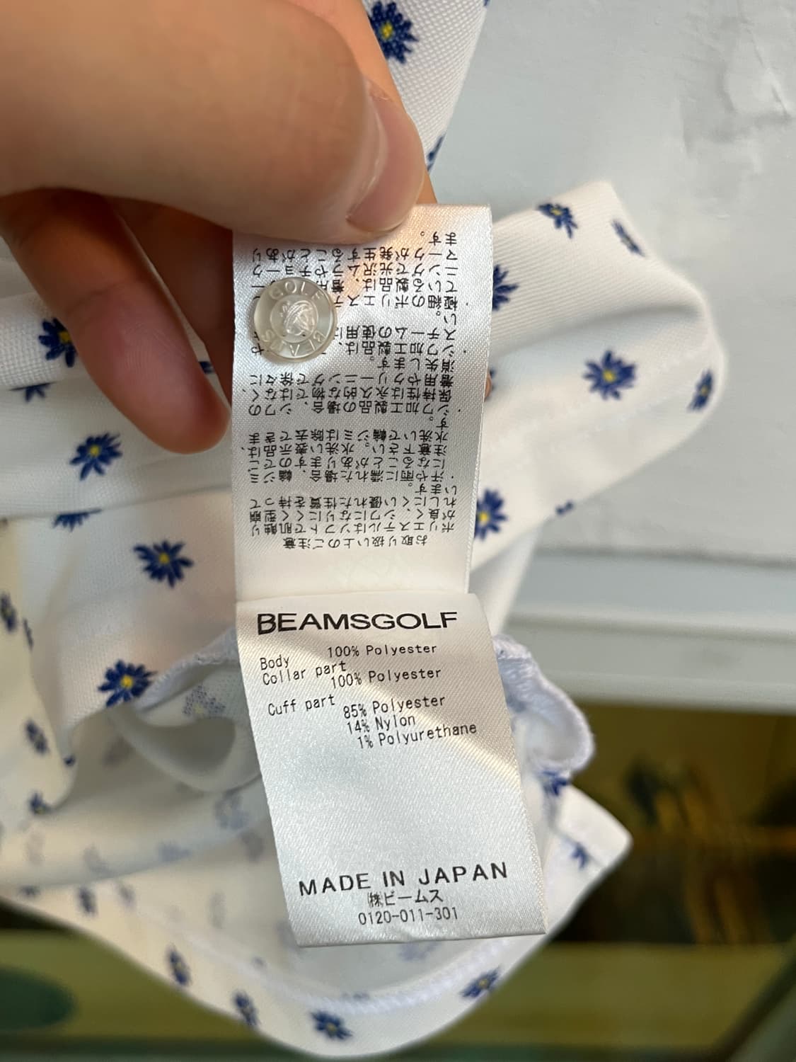 Beams golf 여성반팔 카라티 M 상품이미지4