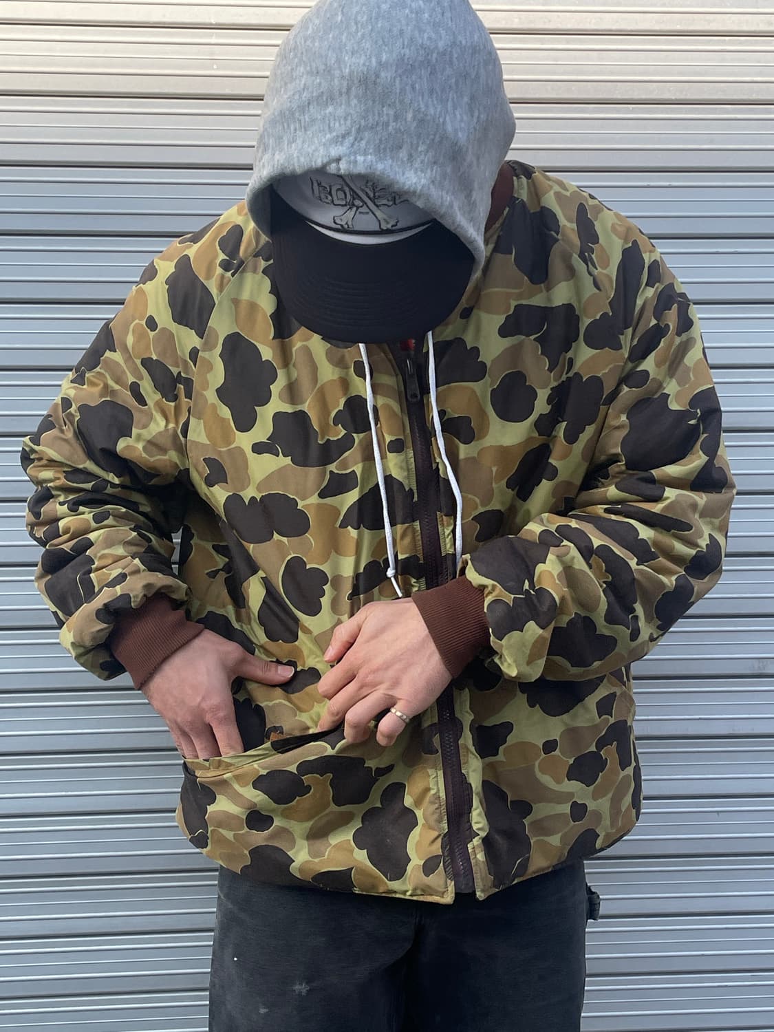80s Cabela’s Reversible Camo Puffer(USA) 상품이미지5