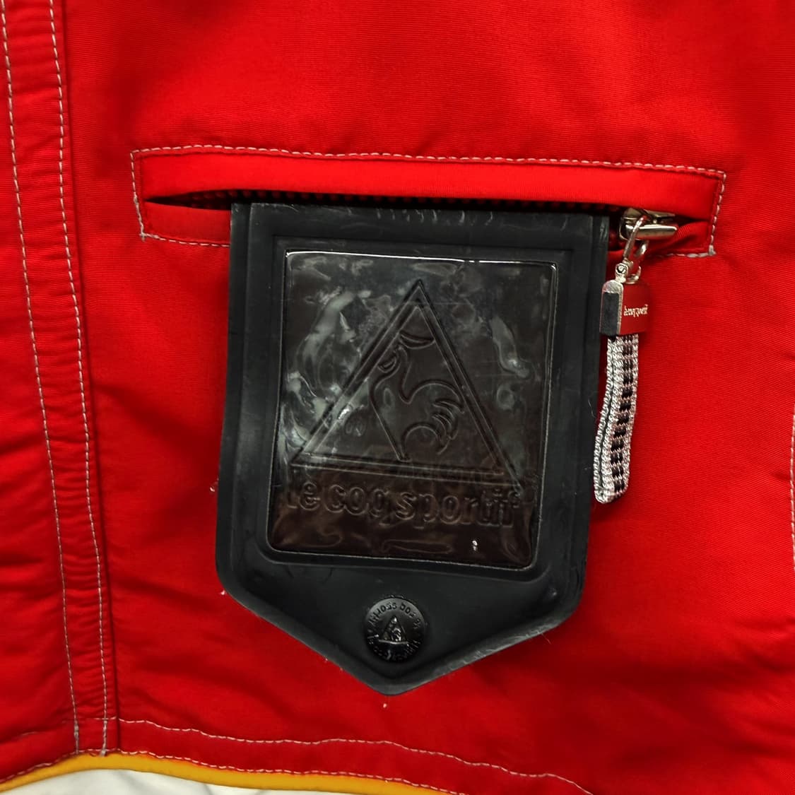 르꼬끄 스포츠 레트로 컬러블럭 아노락 패딩안감 디테일 멀티컬러 상품이미지7