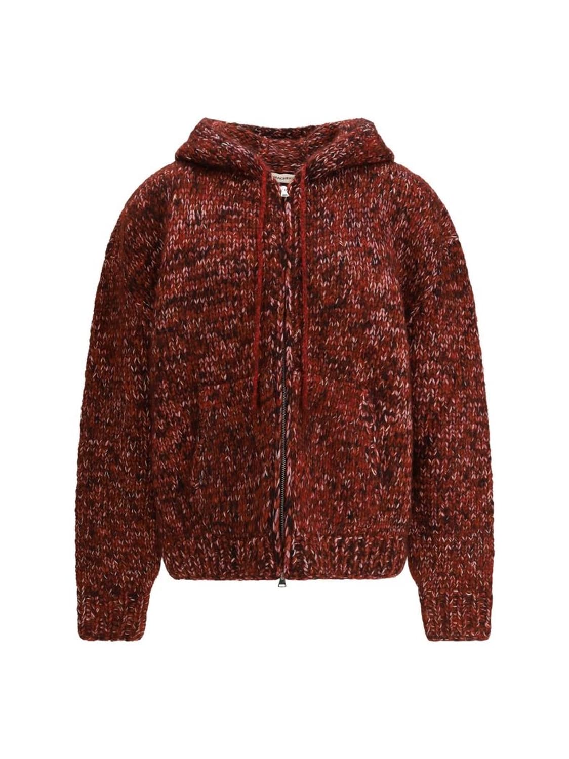 [M]나마체코 25fw Maurius 니트 후드집업/레드 상품이미지7