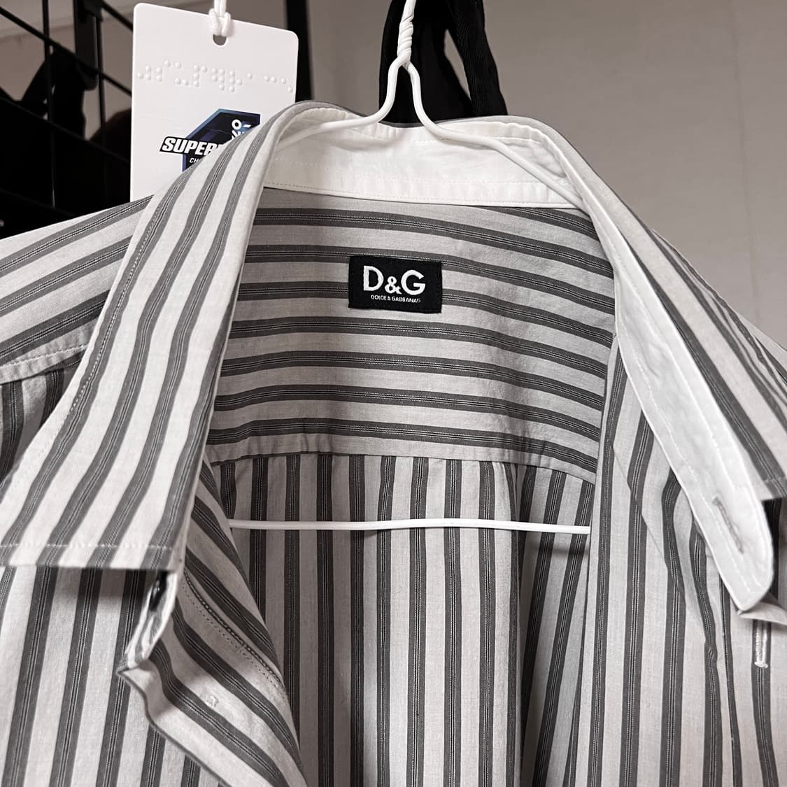 2010s D&G 세컨라인 스트라이프 셔츠 50 상품이미지5