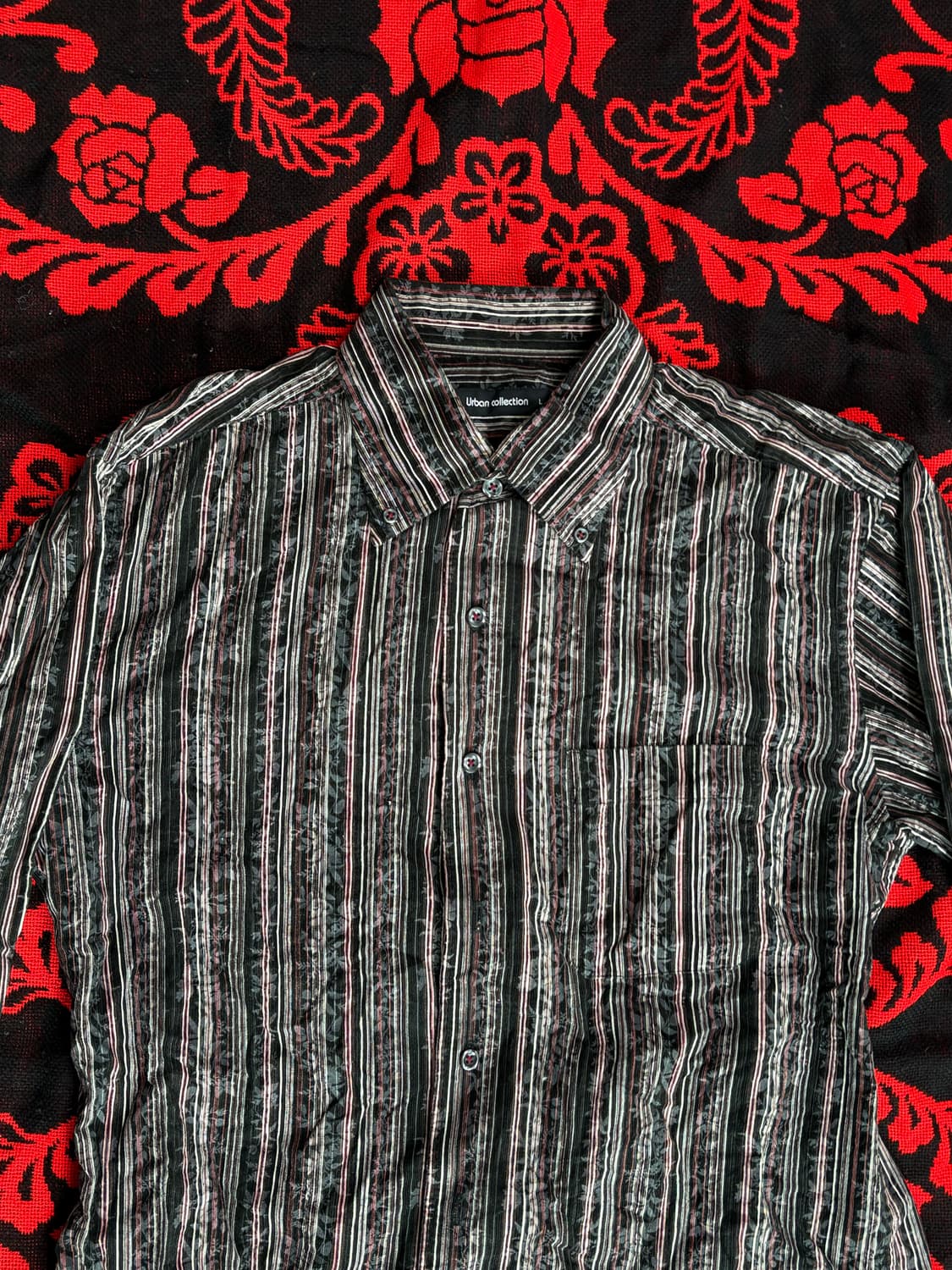 Vintage Ethnic pattern shirt 상품이미지3