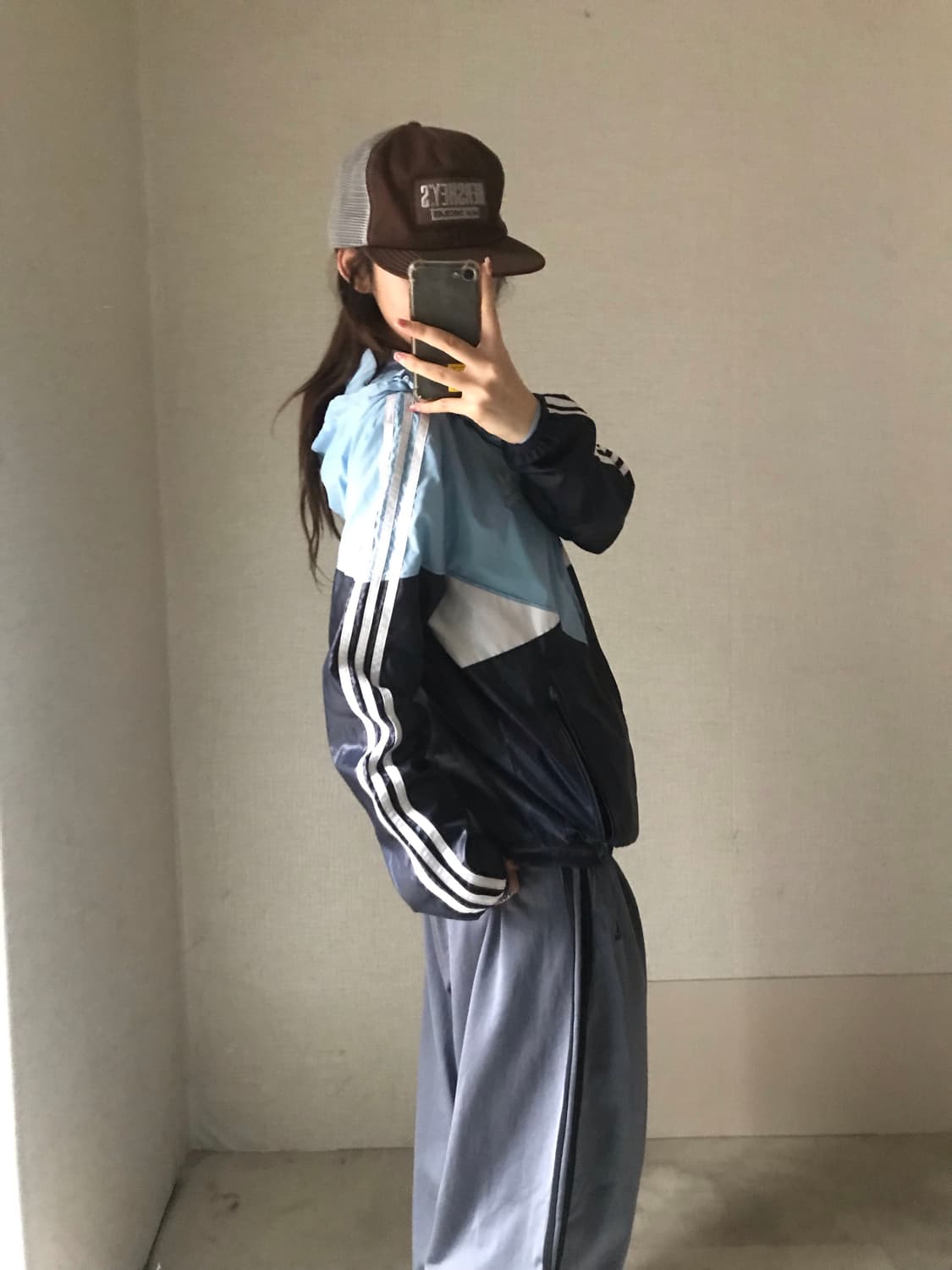 아디다스 연하늘 바람막이 상품이미지3