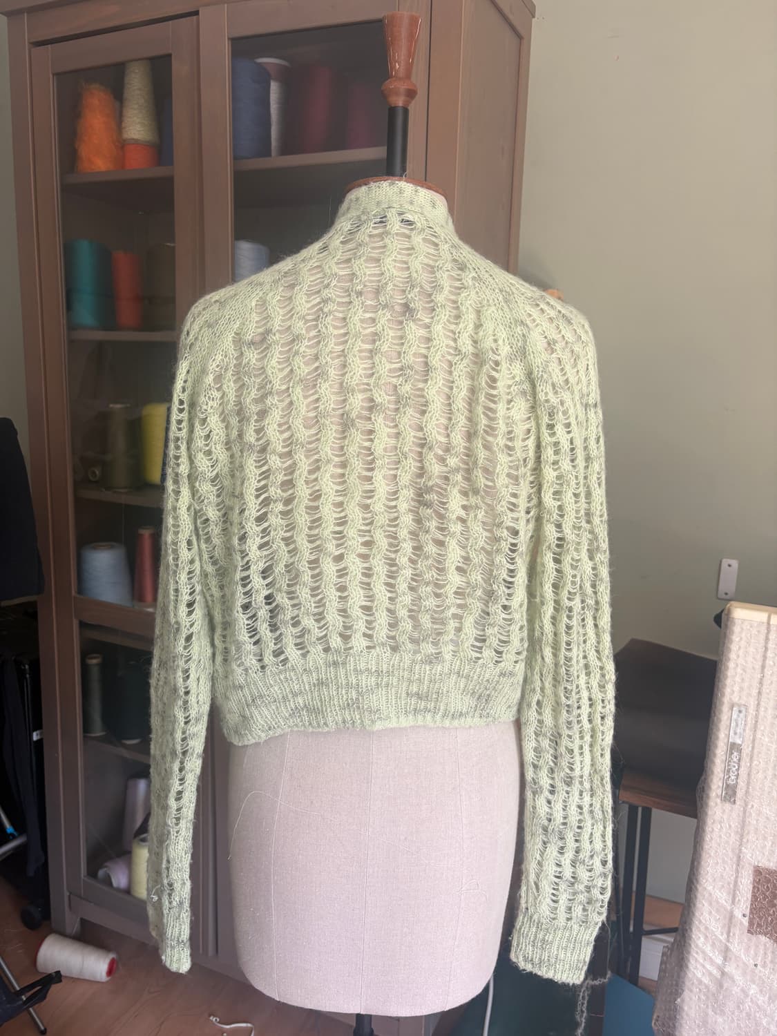 Acne Studios 모헤어+울 니트 가디건 상품이미지4