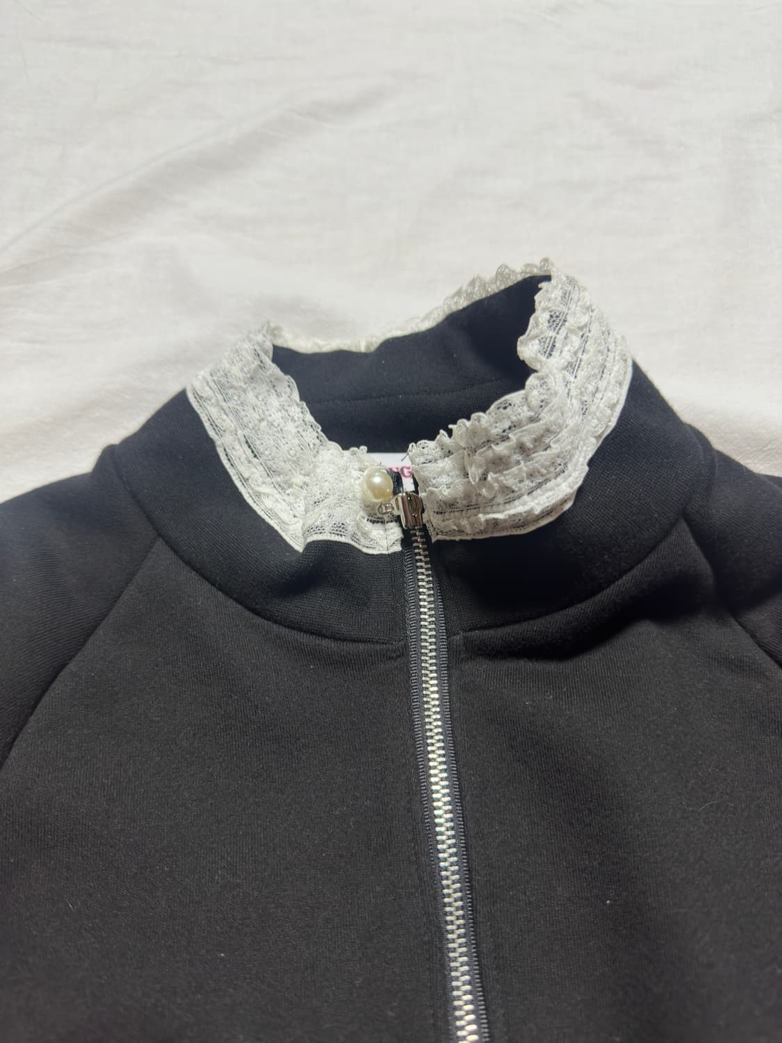 케미칼 스포츠 레이스 디테일 블랙 집업  상품이미지2