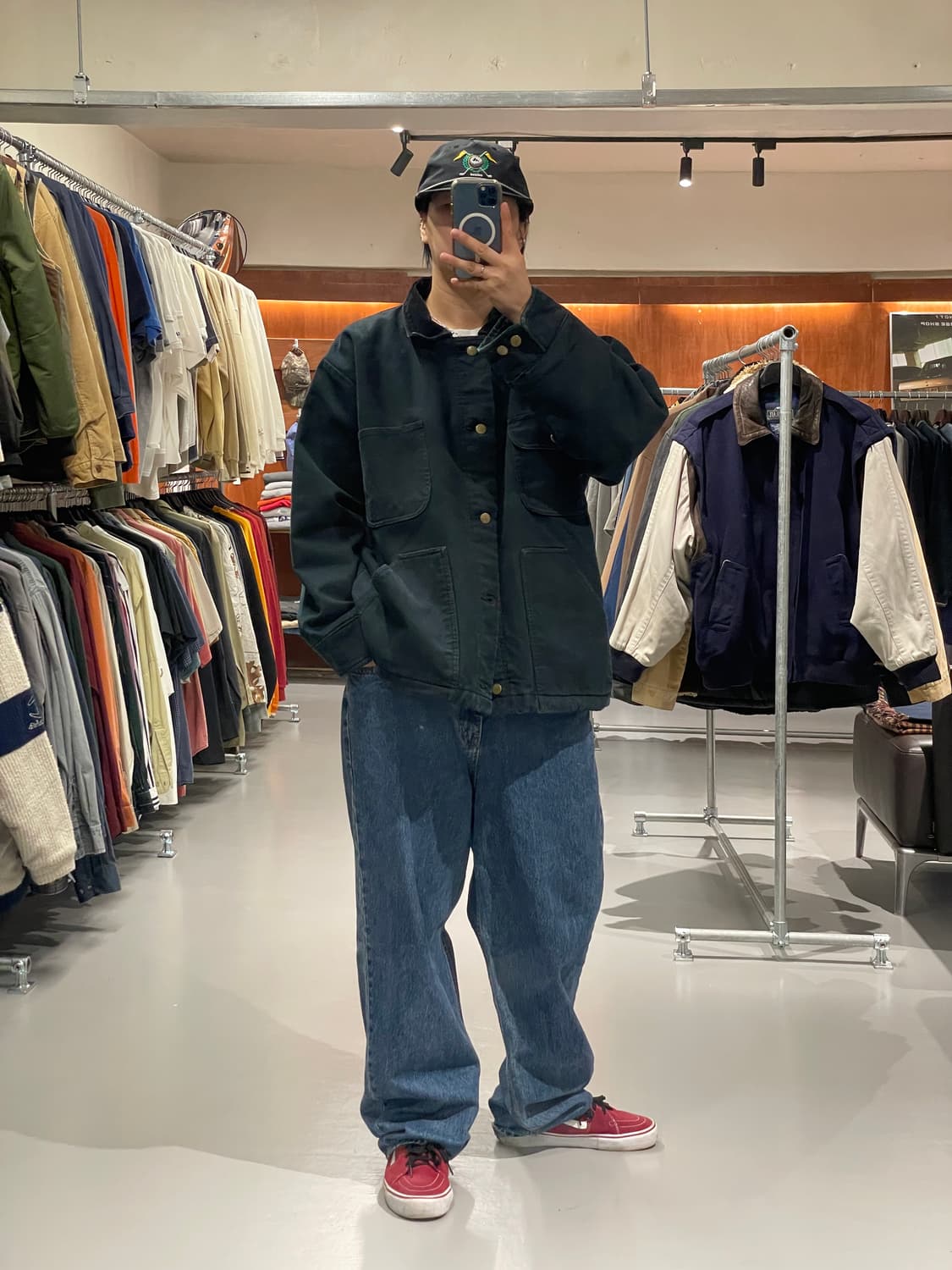 90's 빈티지 블랭킷 초어 자켓   상품이미지2