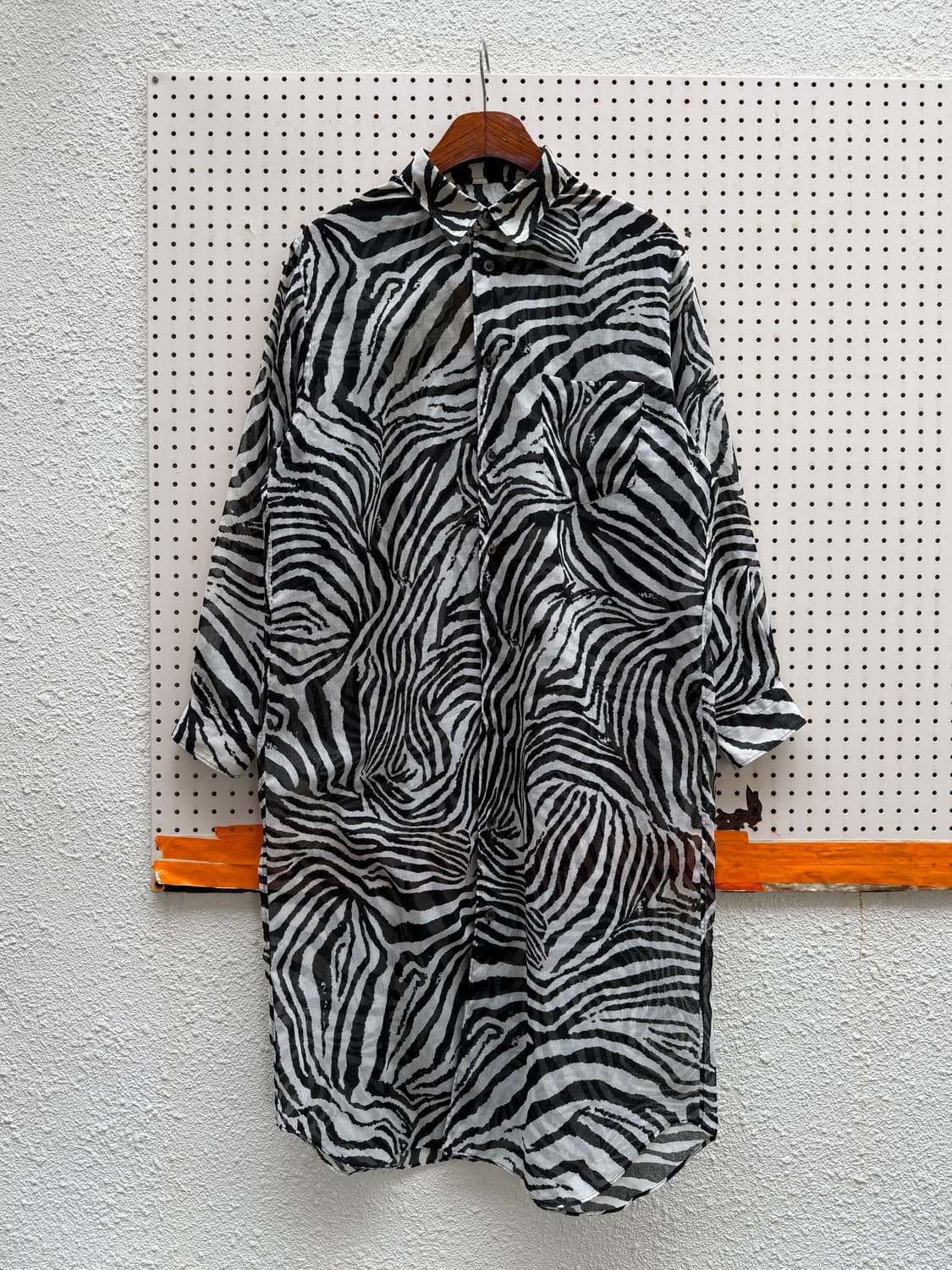 JUNYA WATANABE 준야와타나베 꼼데가르송 레오파드 롱셔츠 상품이미지1