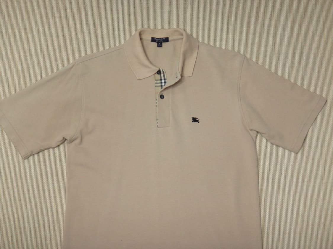 (95size) 버버리 런던 남성 카라 반팔 티셔츠 상품이미지3