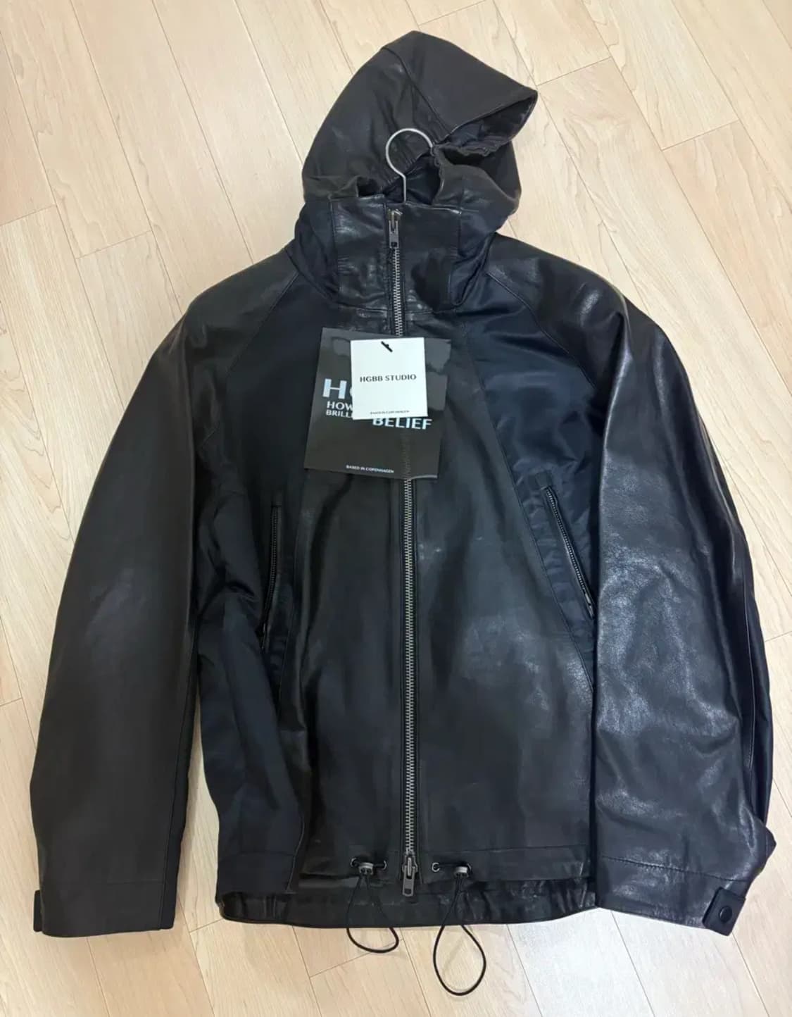 [m] hgbb studio 레더자켓 상품이미지1