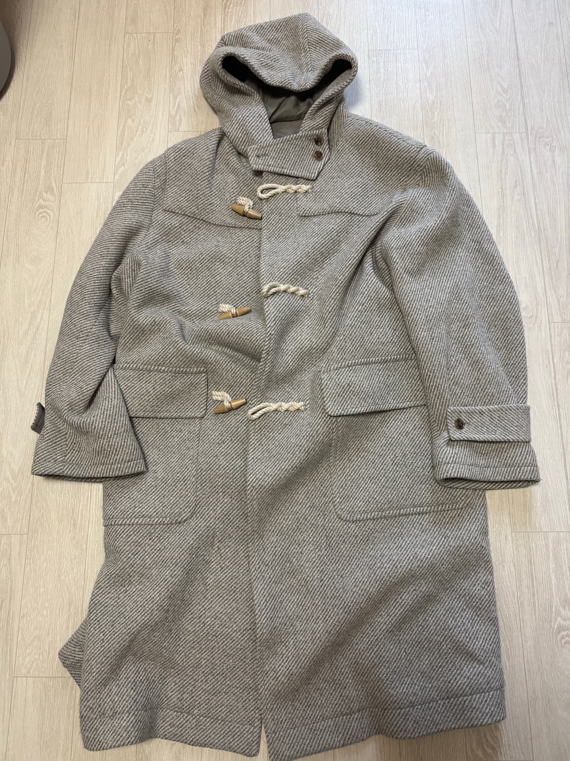 URU tokyo 우루도쿄 더플 코트 베이지그레이 2사이즈 상품이미지1