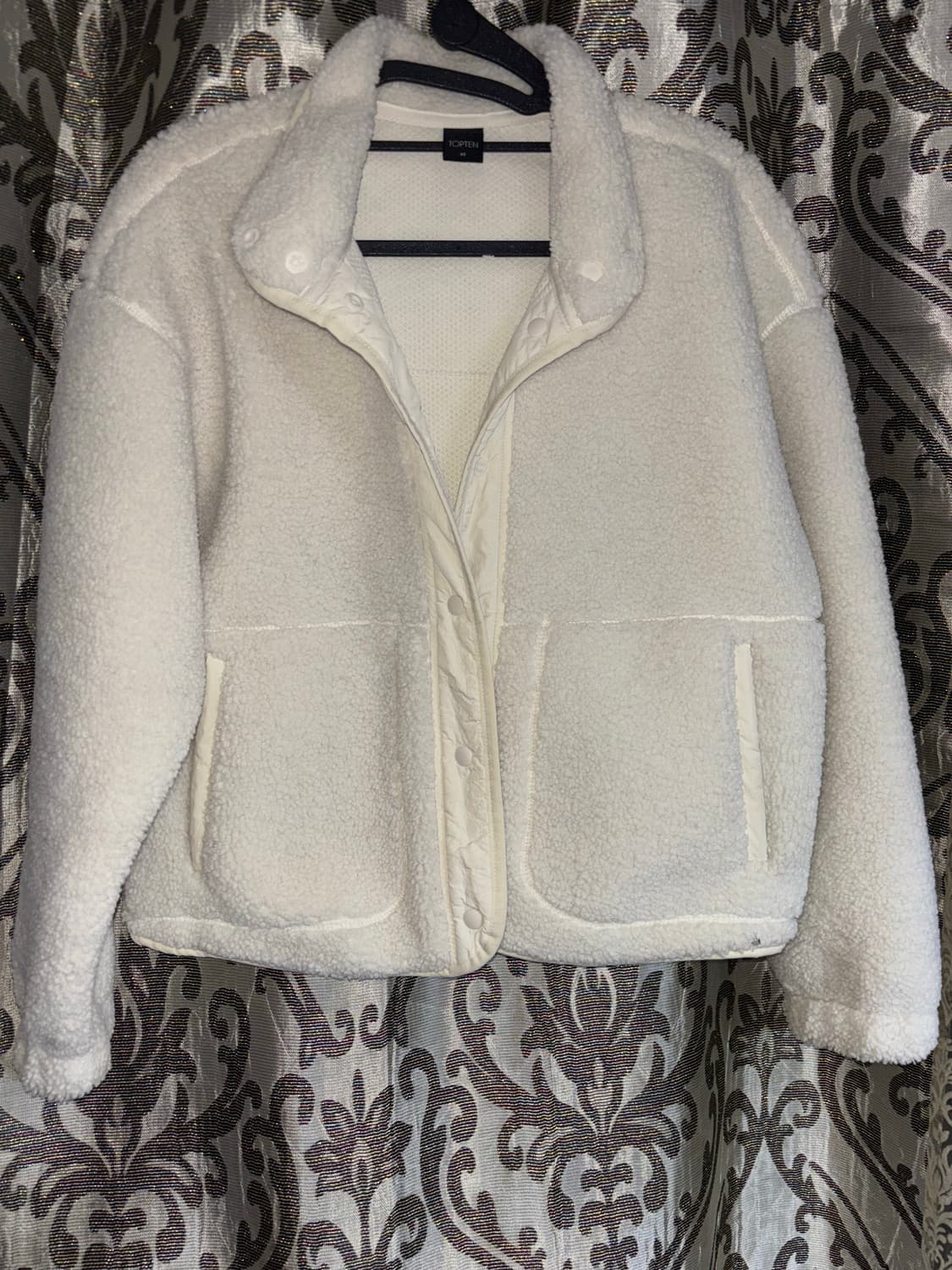 탑텐 뽀글이 자켓 아이보리 85사이즈 상품이미지1