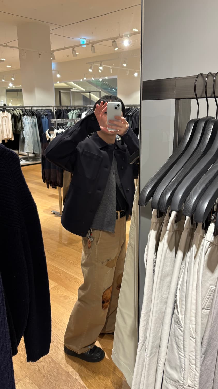 캐피탈 카츠라기 포트  배기 팬츠 베이지 M사이즈 상품이미지3