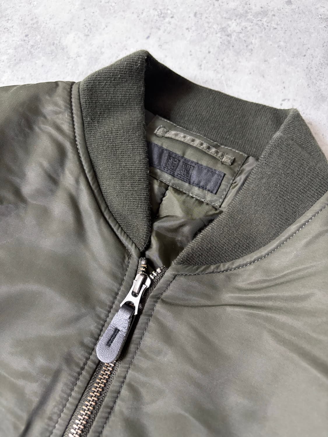 유니클로 항공점퍼 블루종 점퍼 카키 상품이미지5