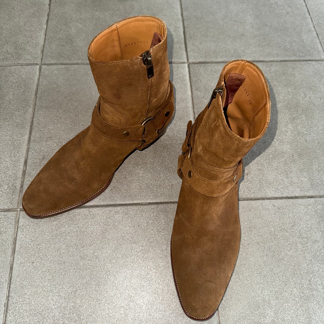 생로랑 모터싸이클 하네스 스웨이드 부츠 상품이미지2