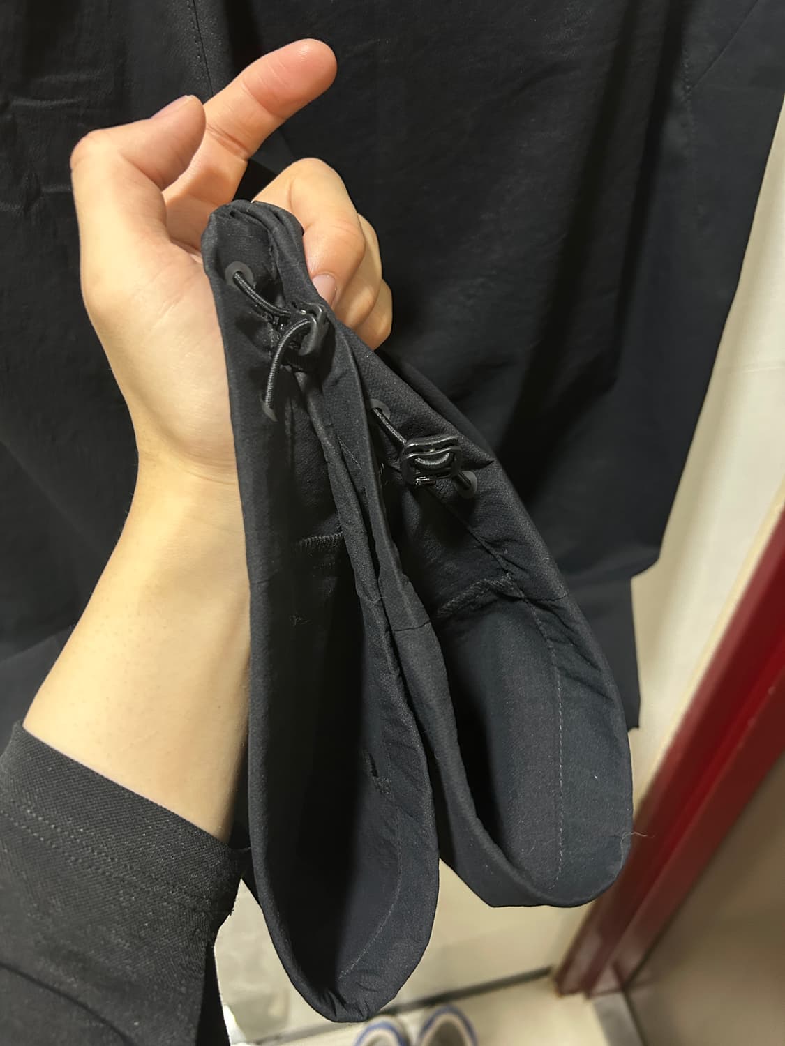 산산기어 웰드 패치드 팬츠 블랙 상품이미지6