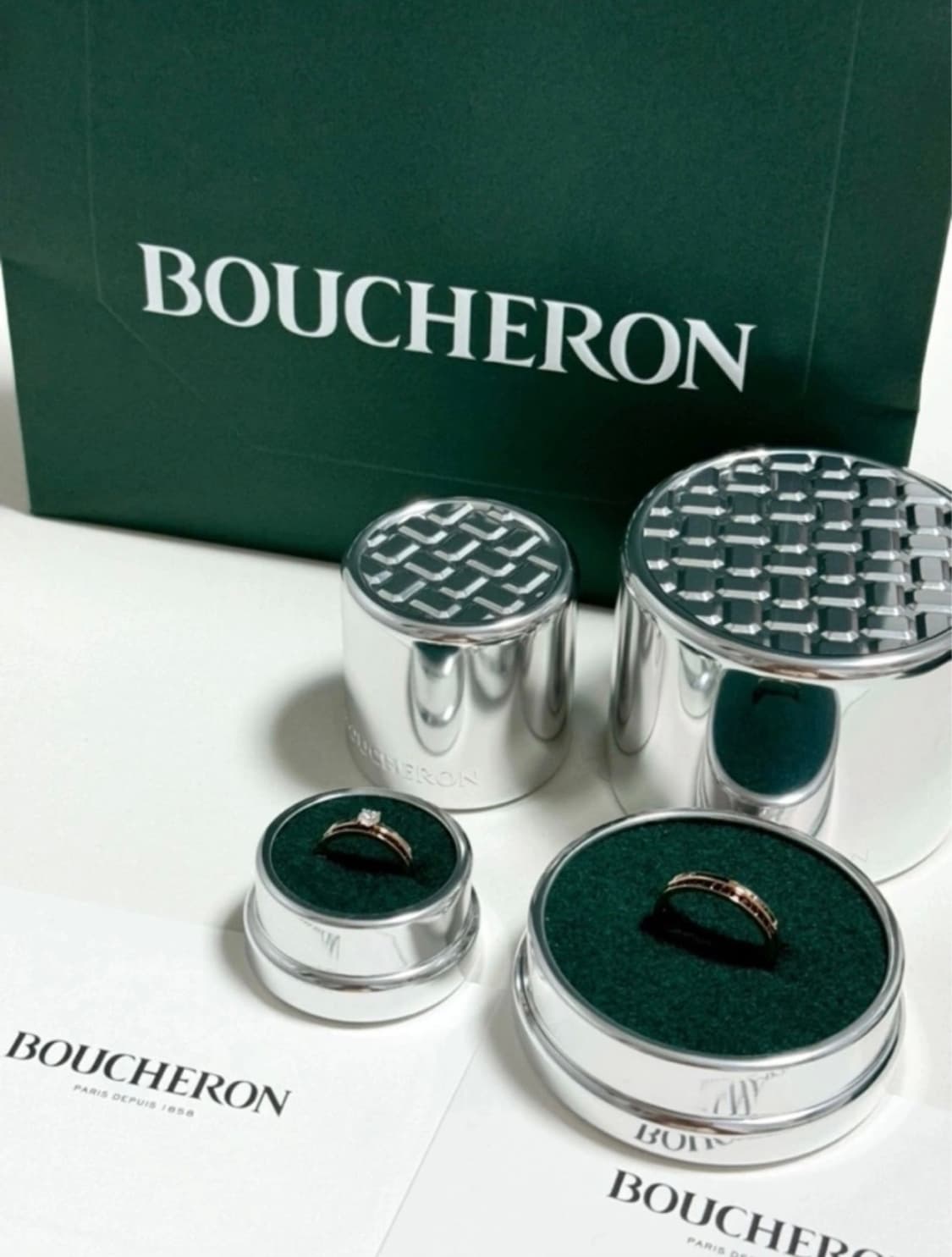 부쉐론 콰트로 클래식 웨딩밴드 남성 60사이즈 상품이미지2