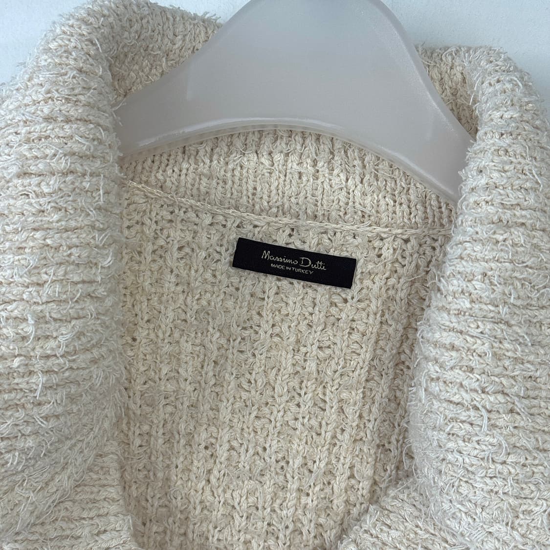 마시모두띠 텍스처 폴로 카라 니트 상품이미지4