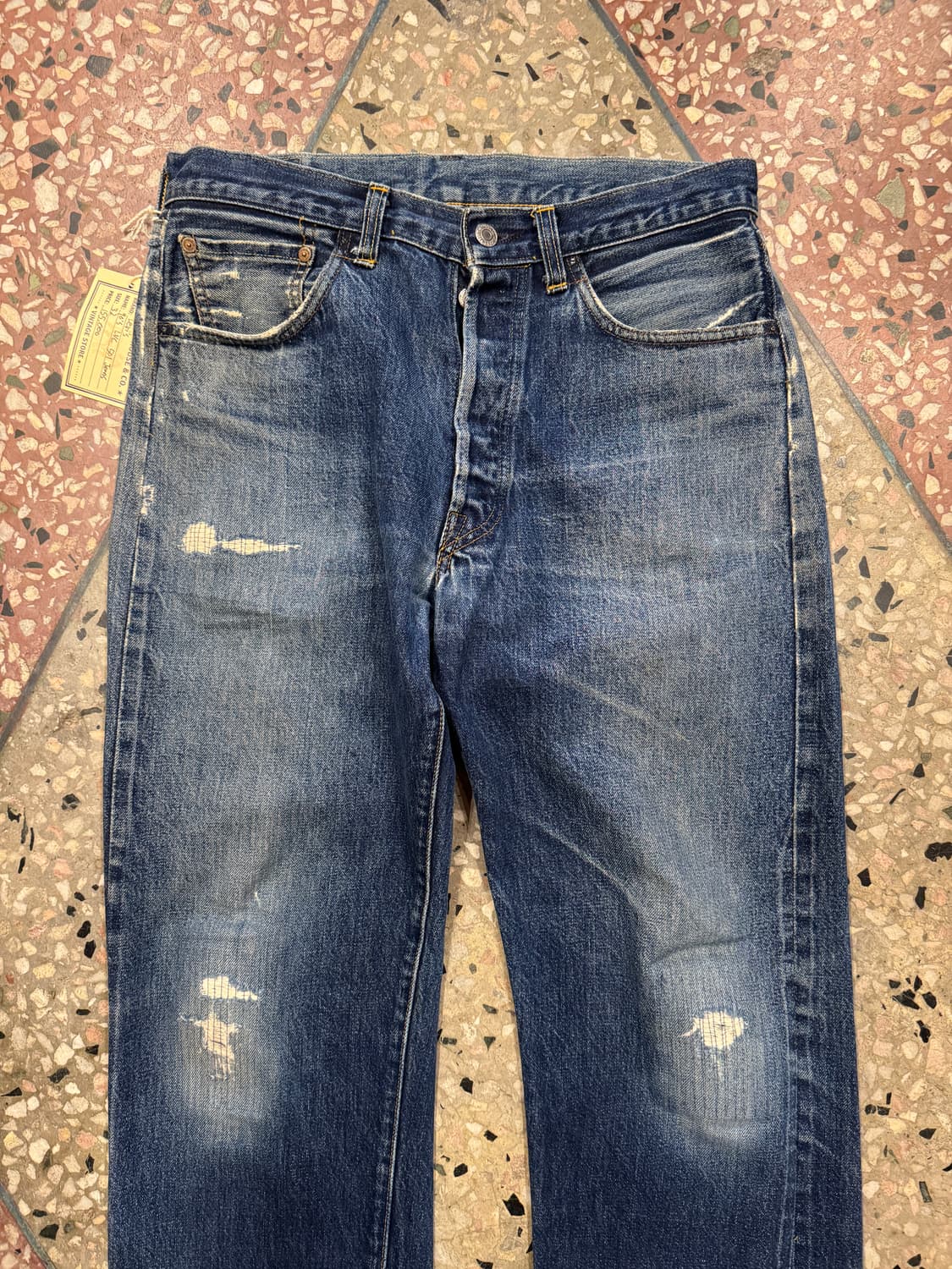 90s 리바이스 501 셀비지 데님 (32X32) 상품이미지3