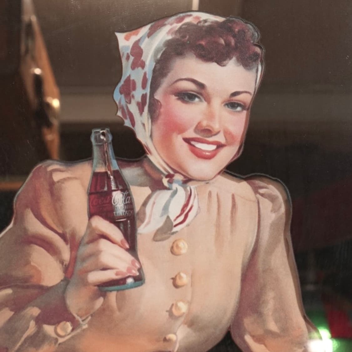 빈티지 코카콜라 핀업걸 거울 액자 상품이미지6