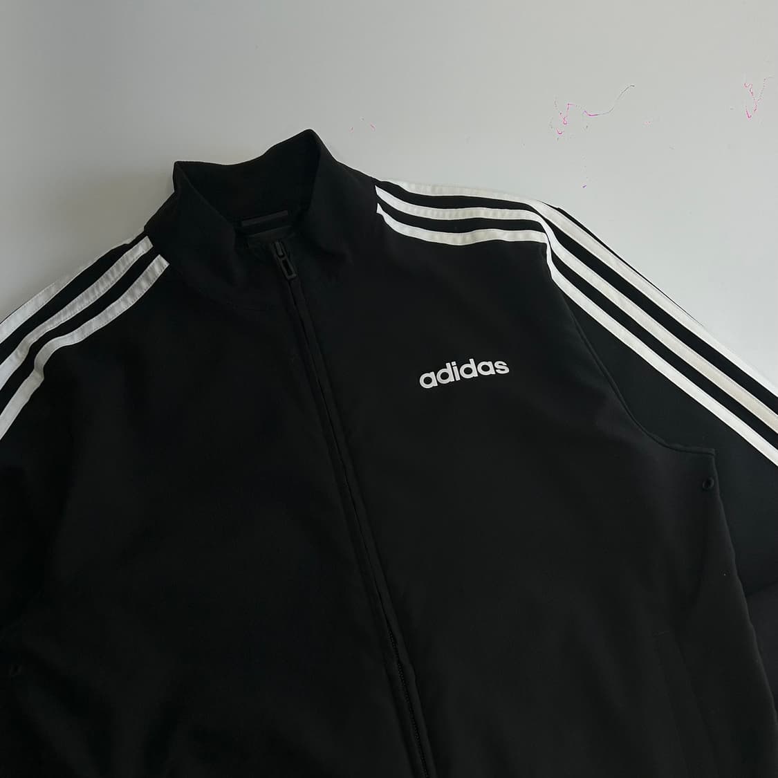 Adidas 아디다스 블랙 트랙탑 바람막이 져지  상품이미지4