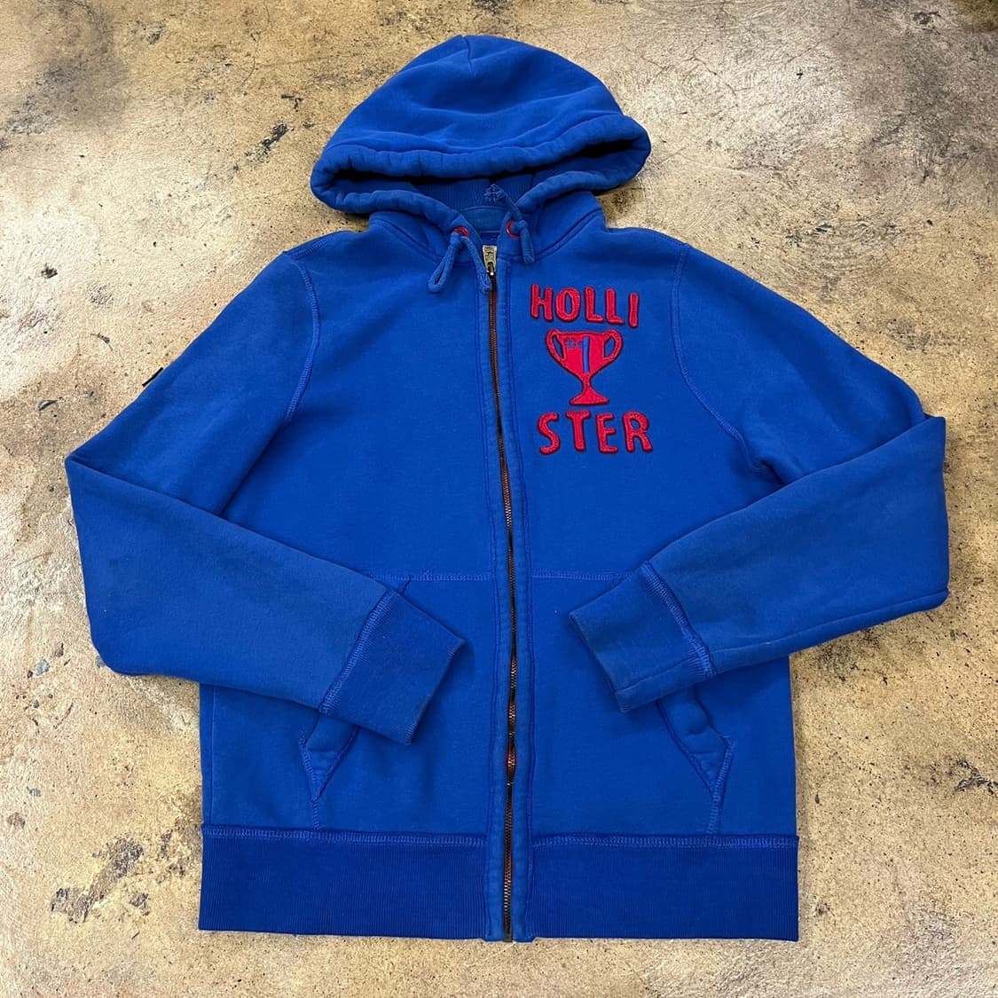 홀리스터 블루 후드집업 상품이미지2
