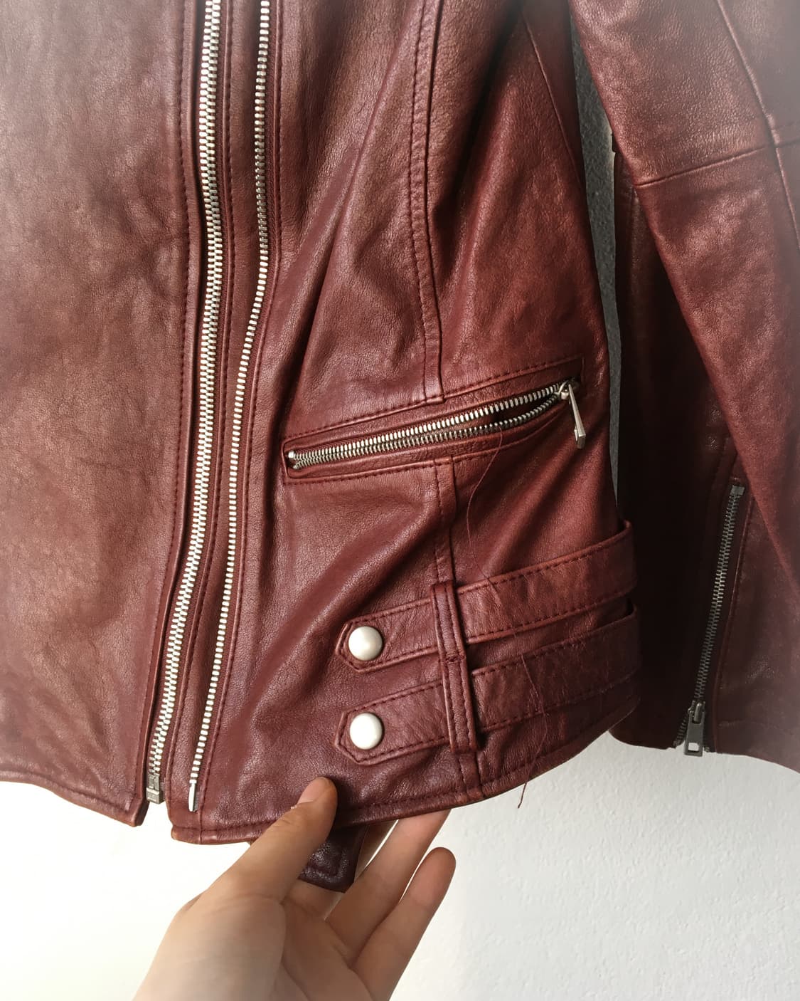 leather rider jacket 상품이미지5