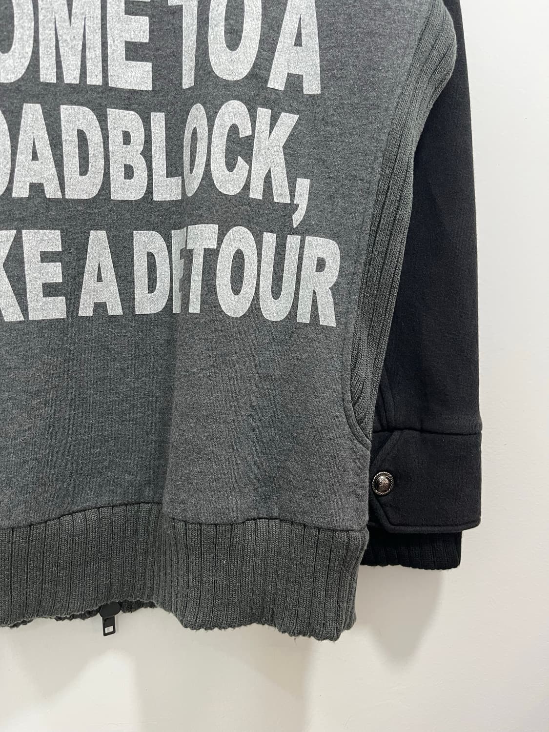 일본 빈티지 락펑크 카고 양각버튼 프린팅 집업 상품이미지10