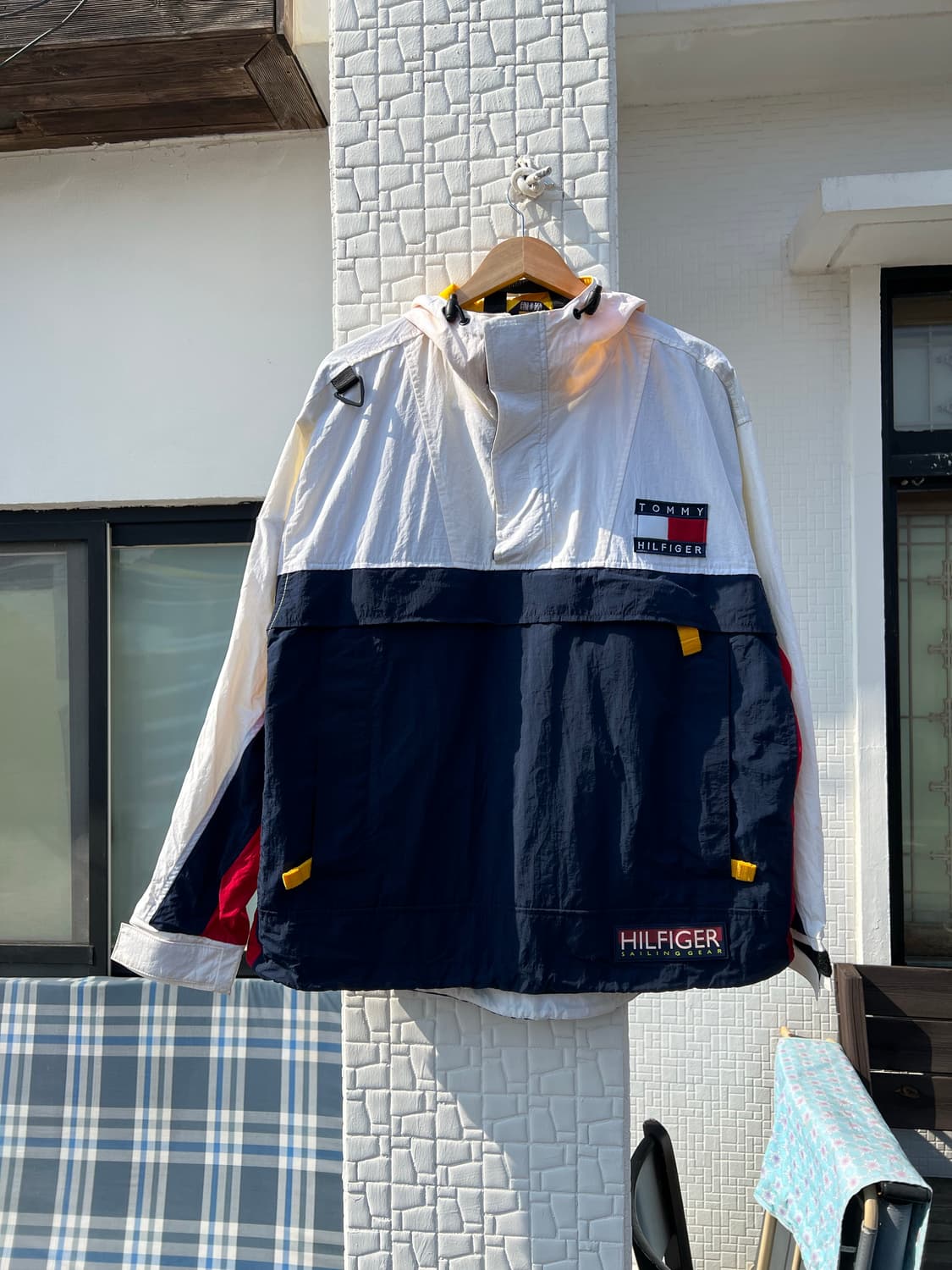90s 올드스쿨 타미힐피거 세일링기어 윈드자켓 상품이미지6