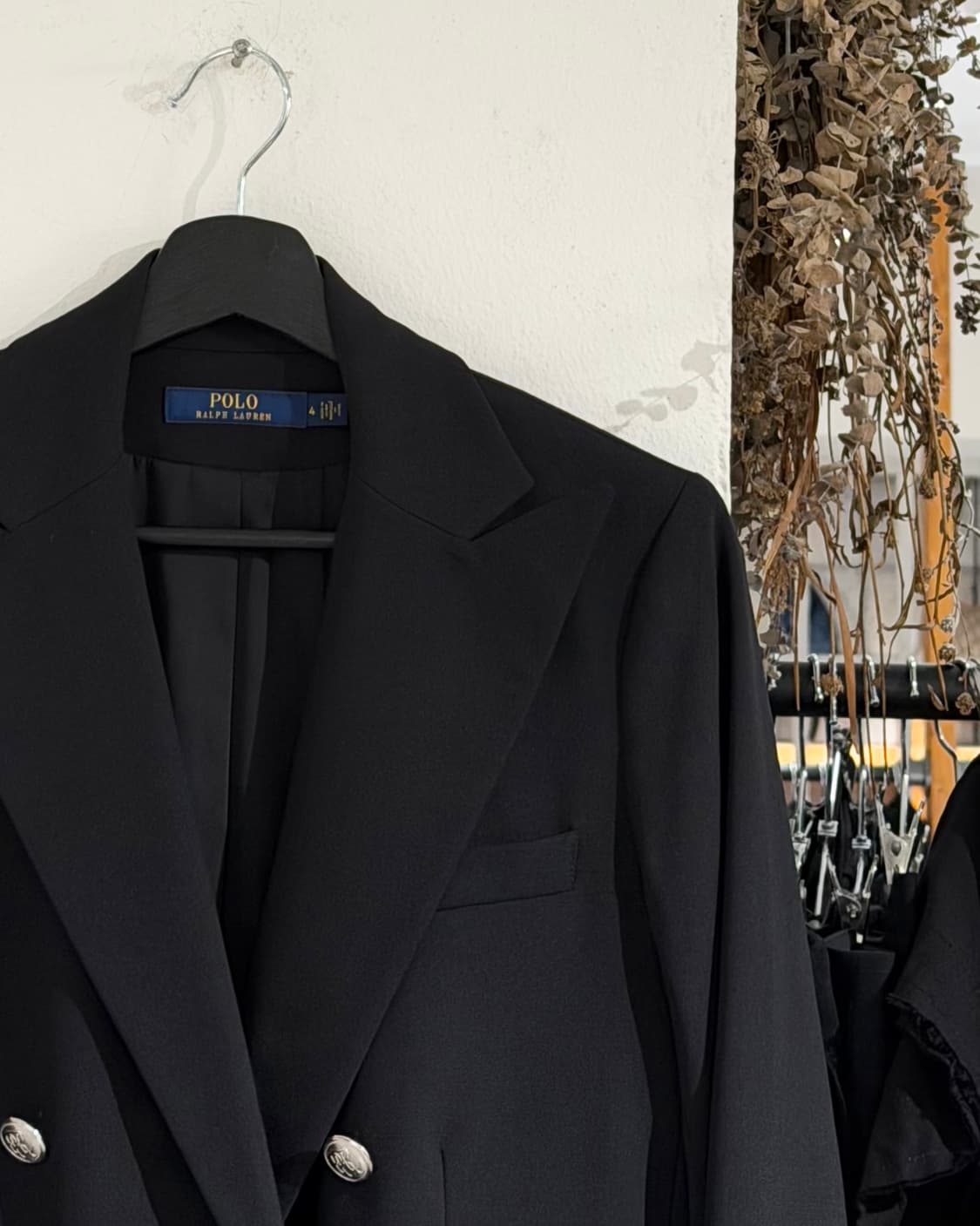 폴로 랄프로렌 블랙 더블 브레스티드 자켓 상품이미지3