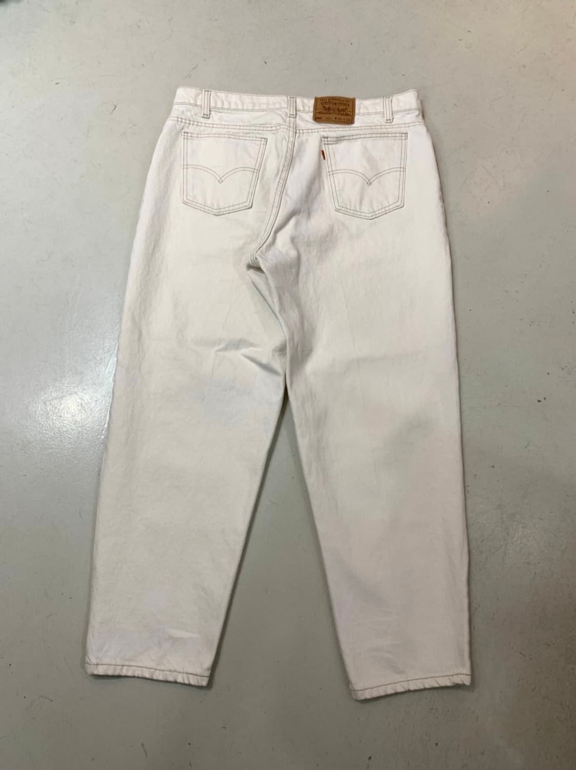 90s 빈티지 리바이스 560 화이트 팬츠 38 상품이미지9