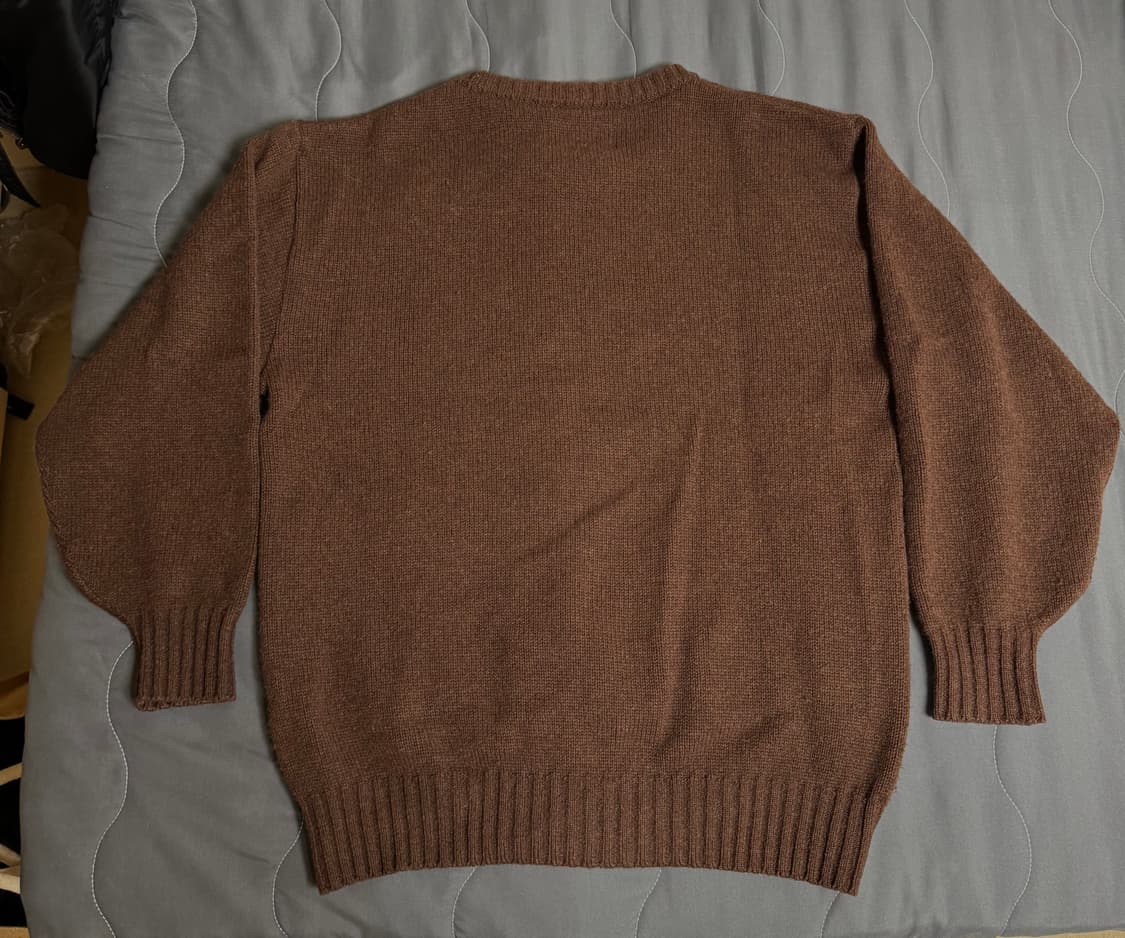 [L] 와코마리아 스웨터 브라운 상품이미지6