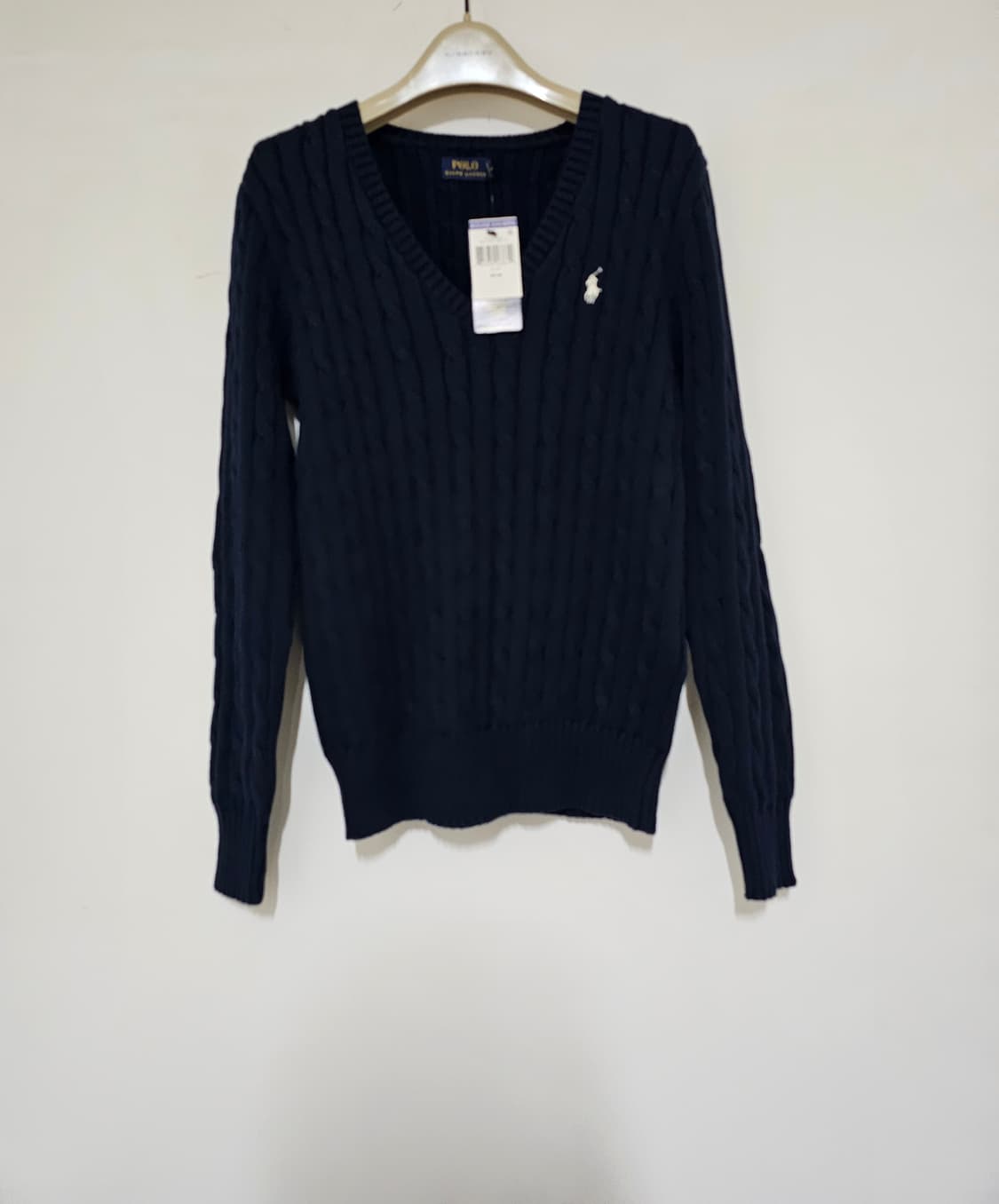 랄프로렌 코리아정품 (백화점판) 꽈배기니트 M 최신상 상품이미지1