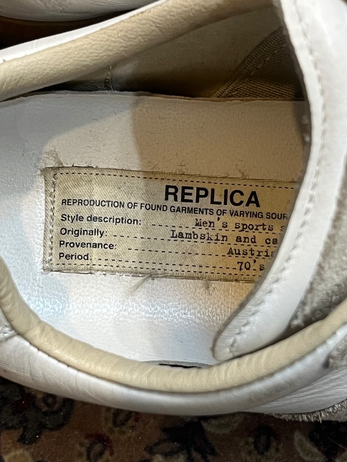 메종 마르지엘라 독일군 스니커즈 상품이미지5