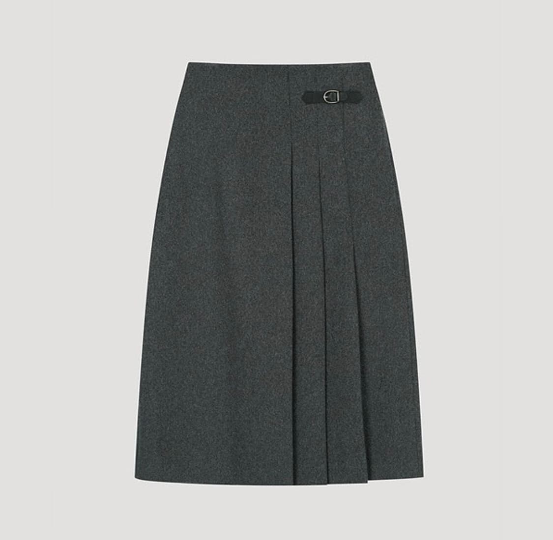 시스티나 울 블렌드 플레어 롱 스커트 상품이미지1