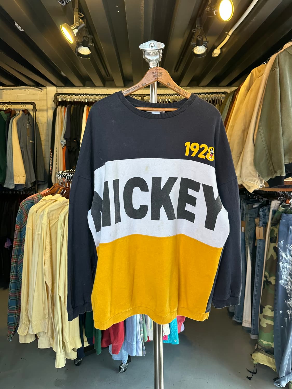 디즈니 미키마우스 프린팅 스웻셔츠 상품이미지1