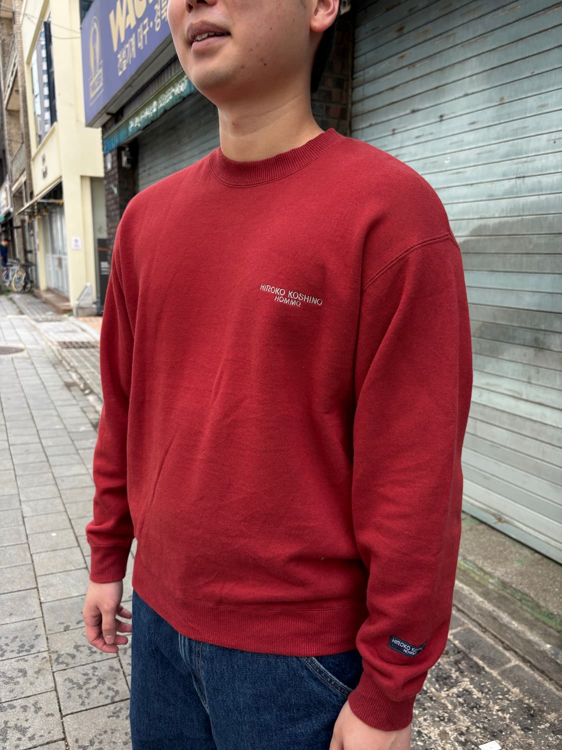 90s Hiroko Koshino Homme 스웻셔츠 상품이미지1