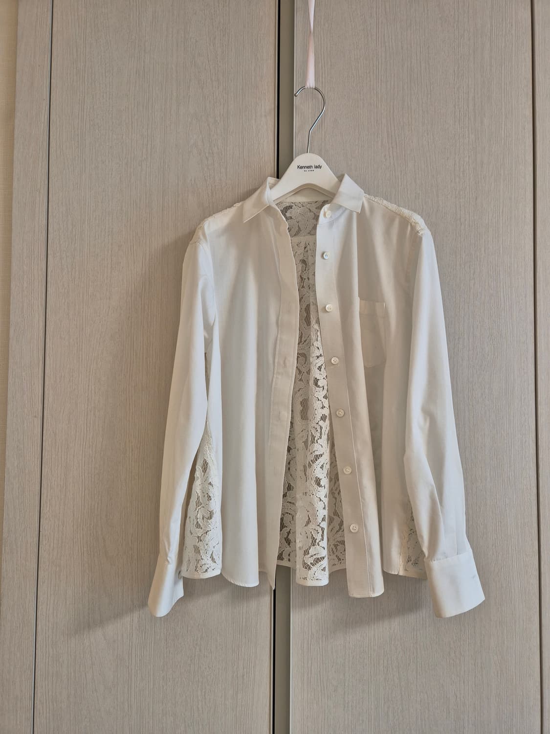 정품 사카이 레이스 셔츠 상품이미지8