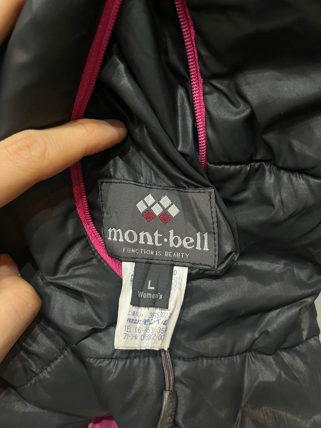 몽벨 재팬 리버시블 경량패딩 우먼즈 L 상품이미지6