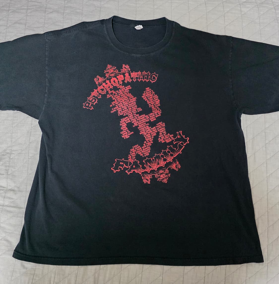 [2XL] 00s ICP 레터 해칫맨 빈티지 랩티 밴드티 상품이미지1
