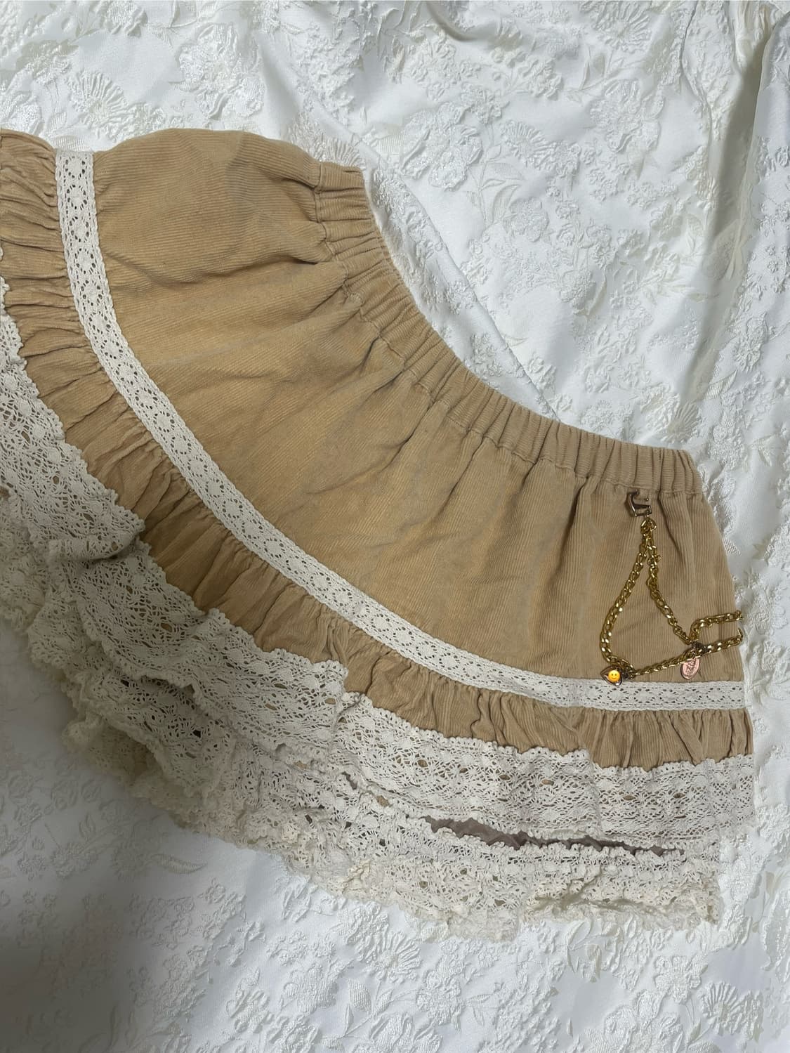 리즈리사 라떼갸루 큐롯 / 스커트팬츠 코듀로이 골덴 레이스 상품이미지2