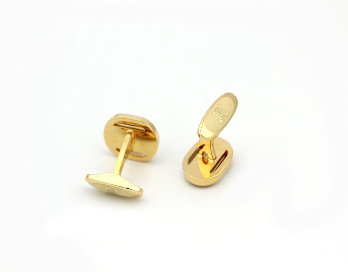 셀린느 A+등급 5cm 남자 명품 넥타이핀 커프스 세트 상품이미지5