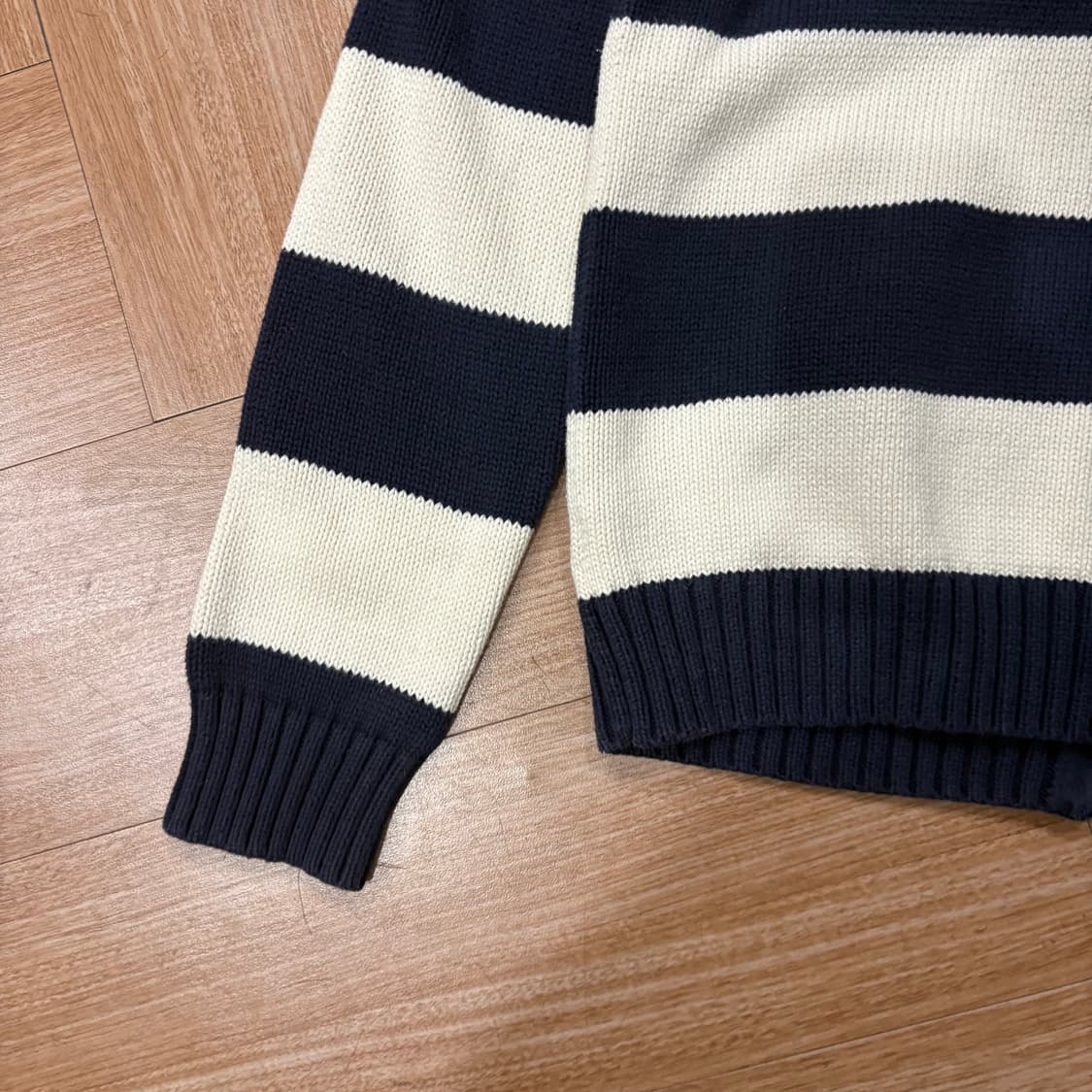 폴로 랄프로렌 빈티지 빅포니 스트라이프 니트 집업 상품이미지9