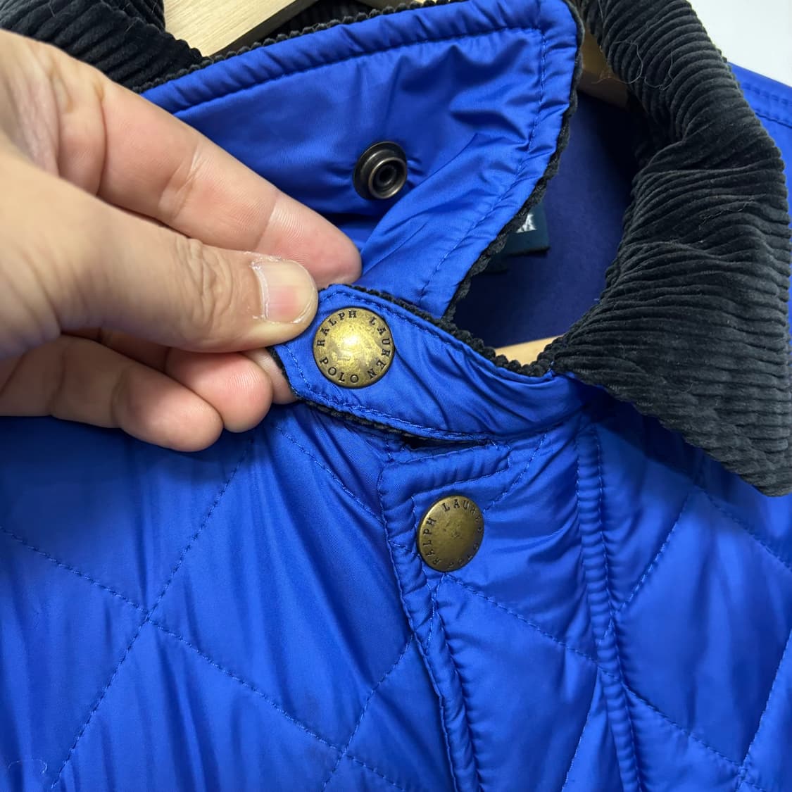 폴로 랄프로렌 블루 퀼팅 자켓 상품이미지4