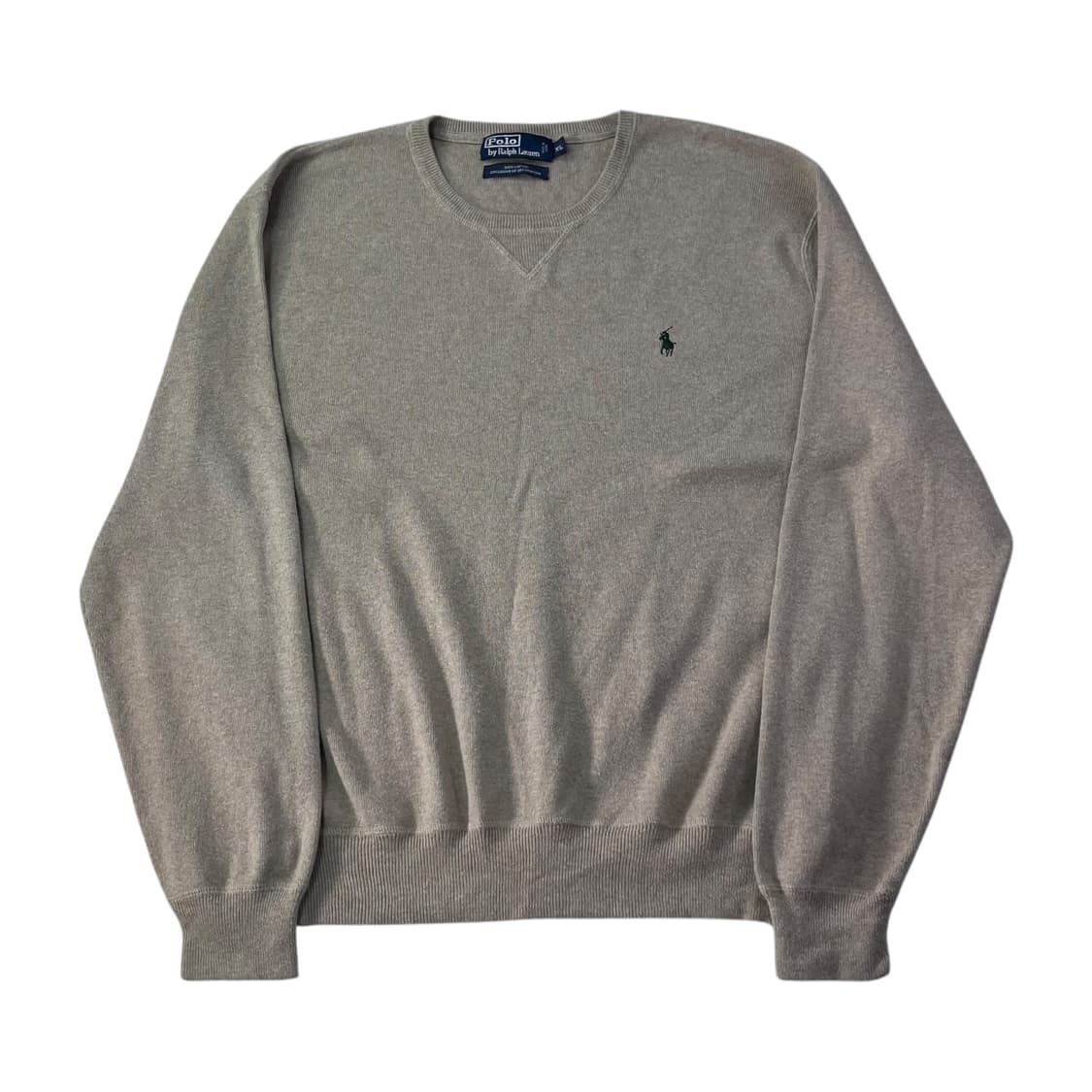 105 폴로 랄프로렌 코튼 베이지 니트 상품이미지1