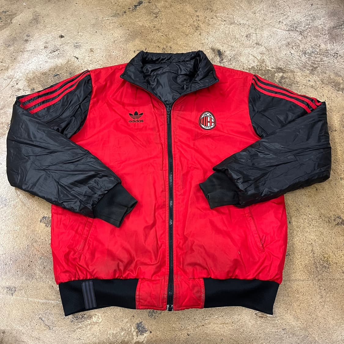 아디다스 검빨 ac밀란 양면 리버시블 패딩 105 상품이미지2