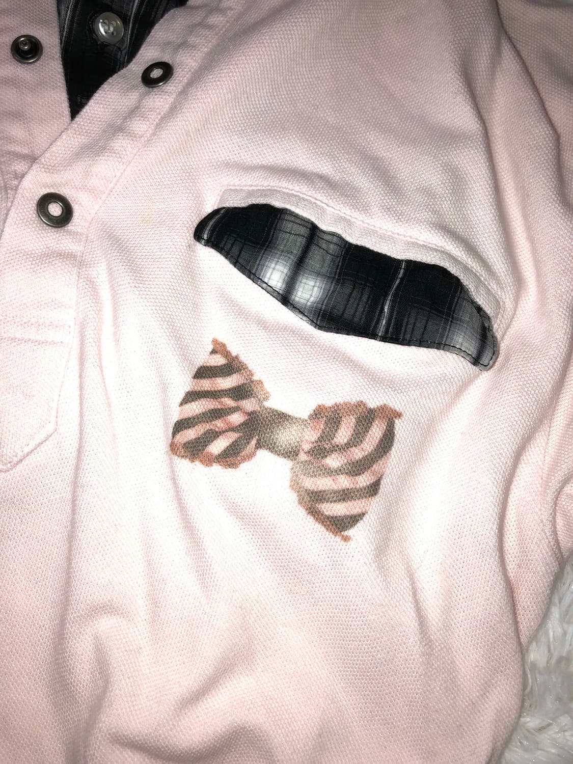 pink check piano top 상품이미지3