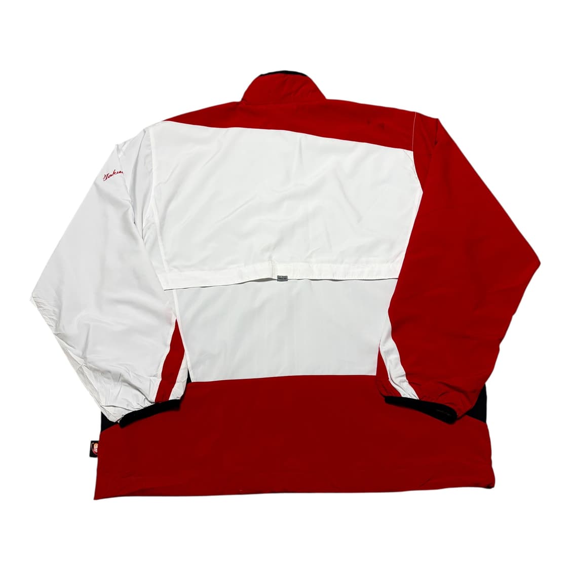 일본판) 요넥스 레드/화이트 오버핏 바람막이 자켓 상품이미지2